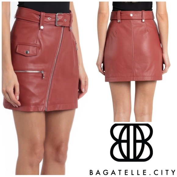 bagatelle Dresses & Skirts - Like new Bagatelle NYC leather skirt